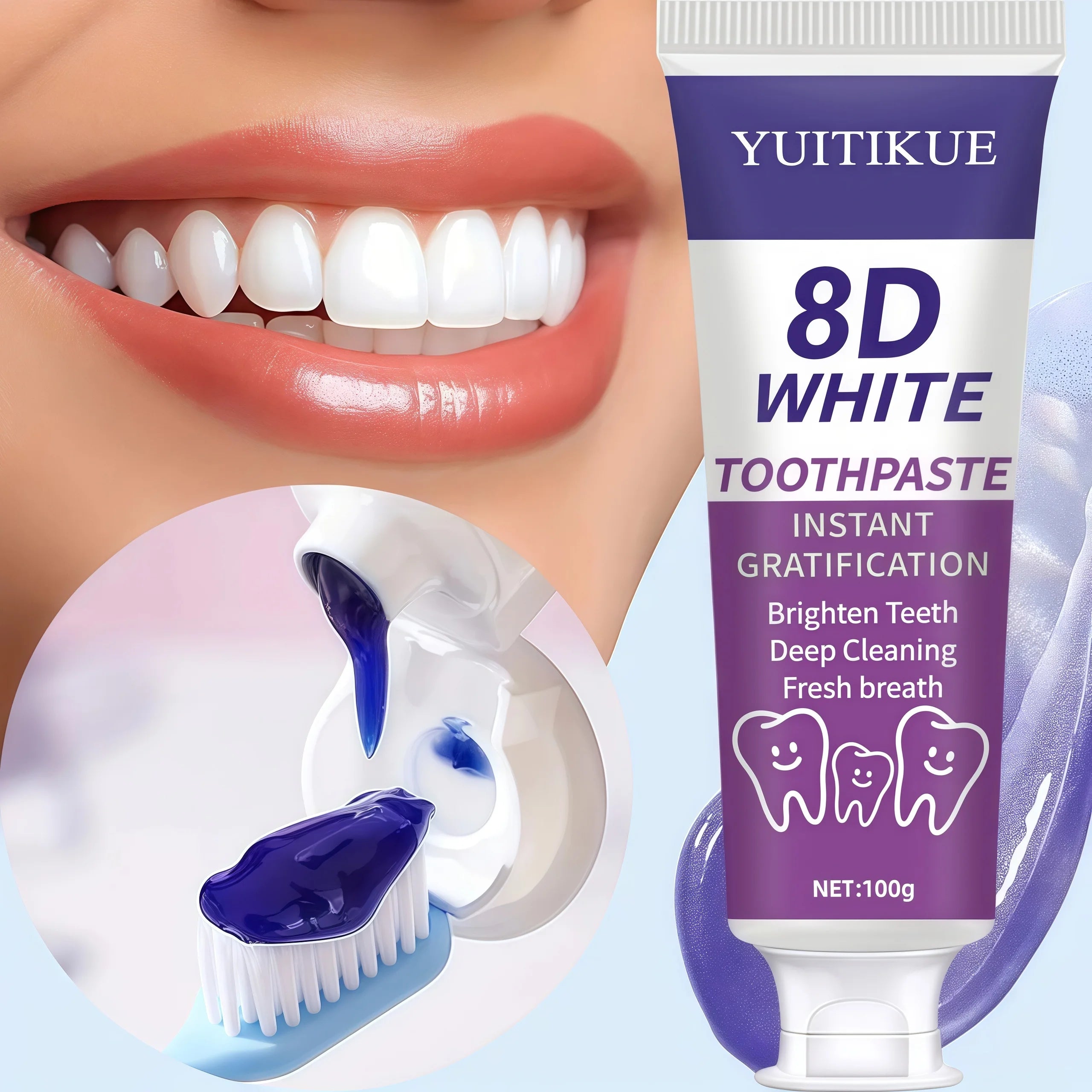 LumiDent Purple Whitening Toothpaste