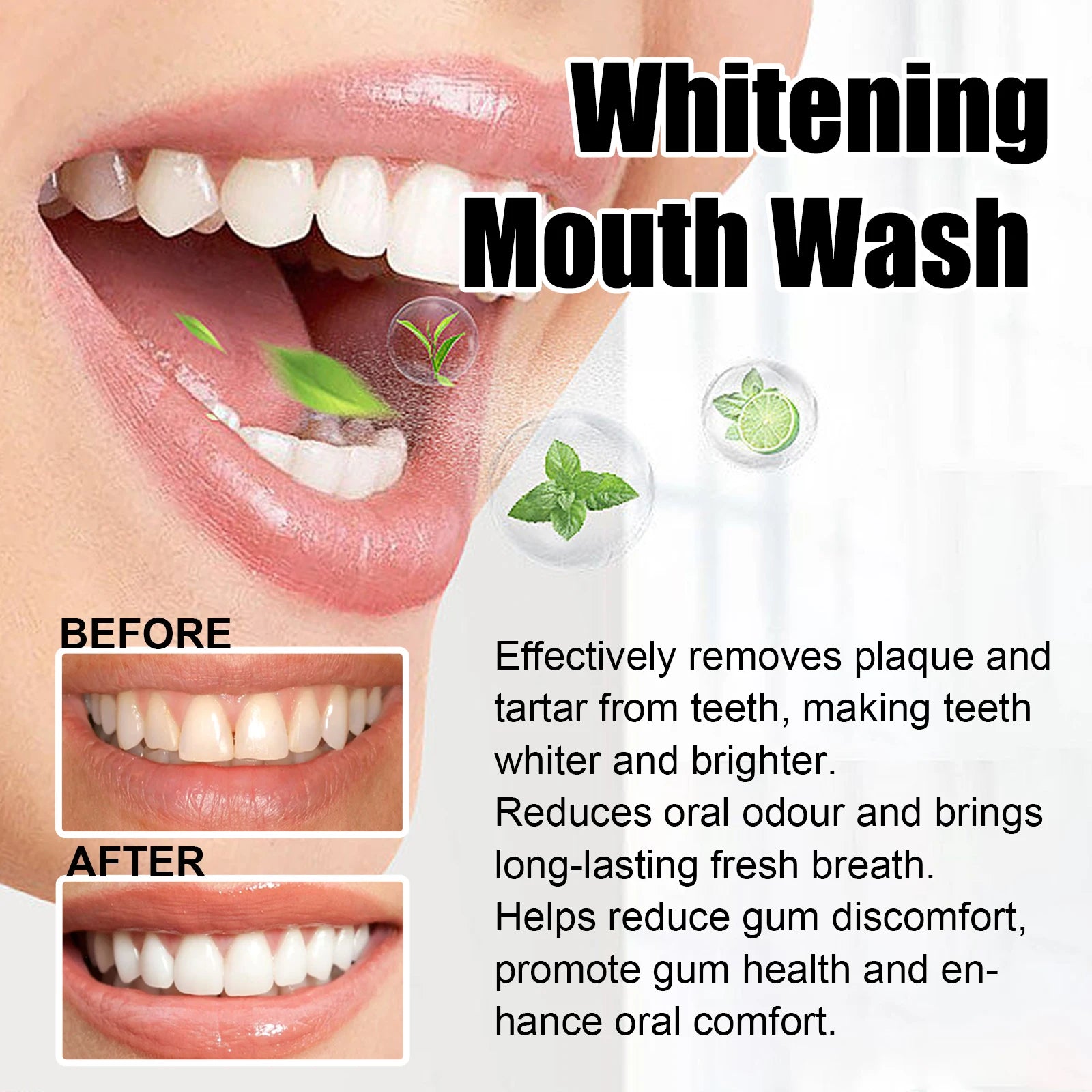 LumiDent Coconut Mint Oil Pulling Mouthwash Kit